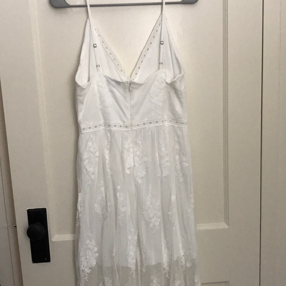 New Socialite White Dress Sz M - Picture 5 of 5
